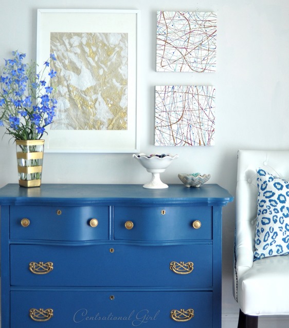 blue bedroom dresser