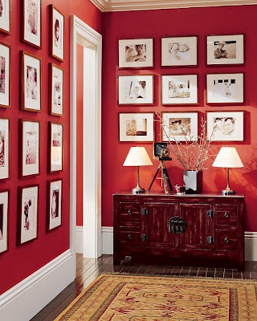 pottery barn red wall