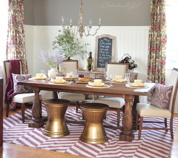 dining room makeover with world market