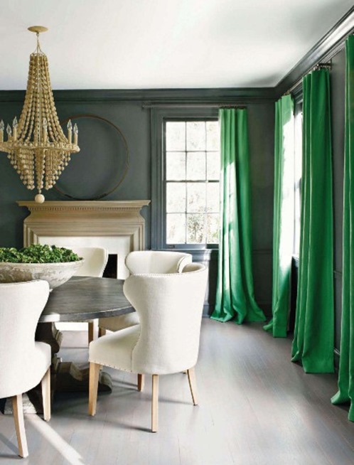 kay douglass veranda green curtains