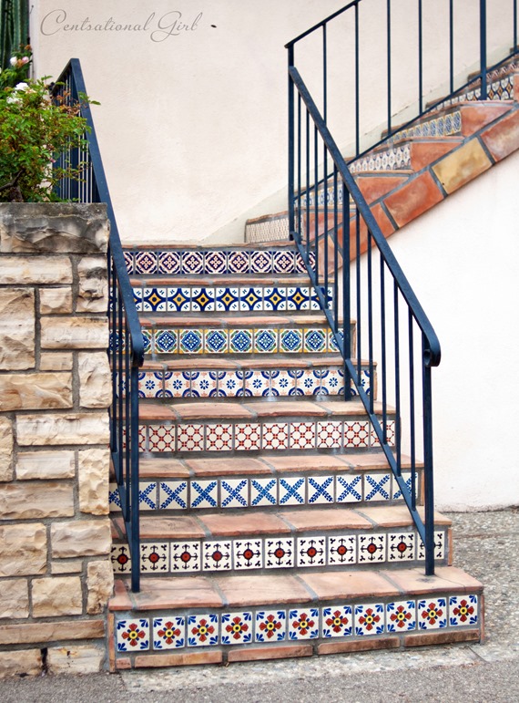 stone and tiled staircase cg