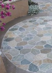 stone patio installation