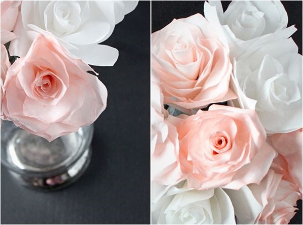 coffee filter roses justbella