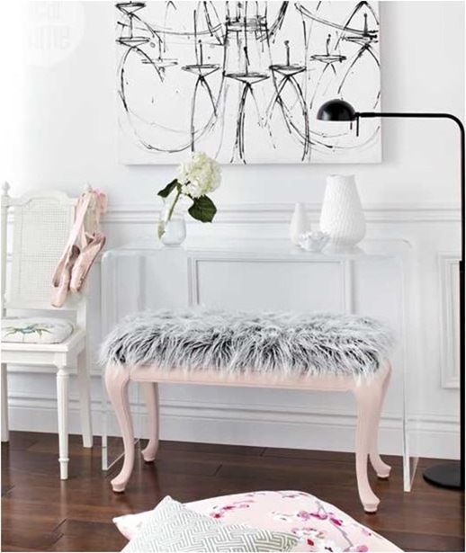 faux fur bench styleathome