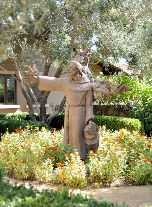 st francis winery statue
