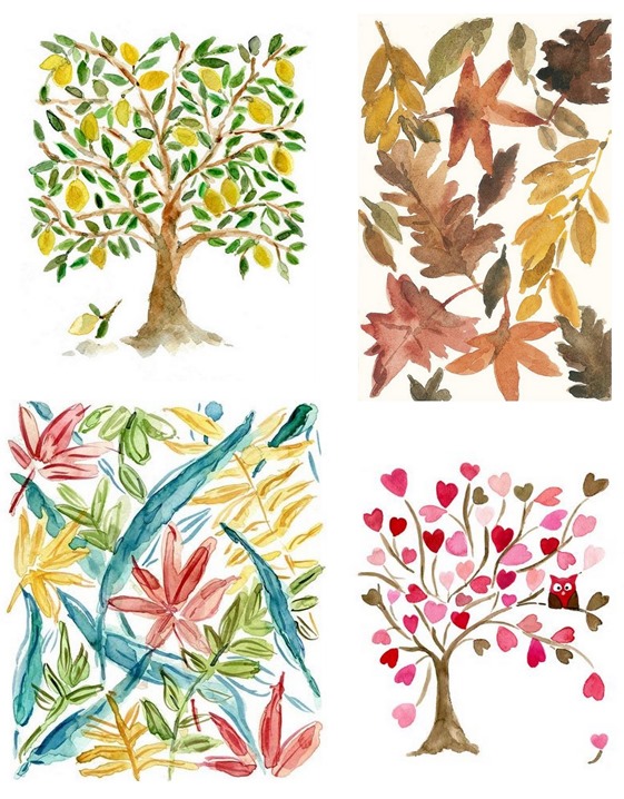 watercolor botanicals joy of color