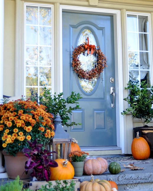 knoxville gray fall front door