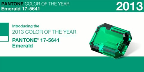 pantone color of the year emerald 2013