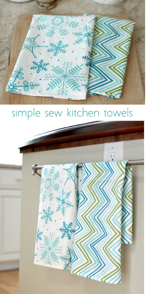 simple sew kitchen tea towels