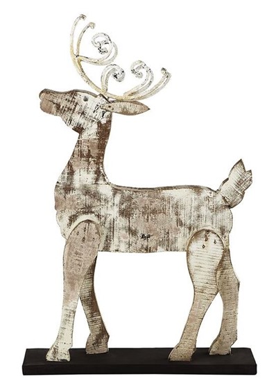 whitewashed reindeer