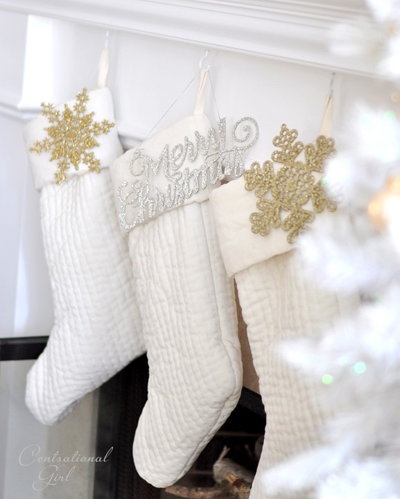 ornaments on stockings