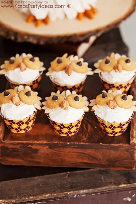 hedwig owl cupcakes