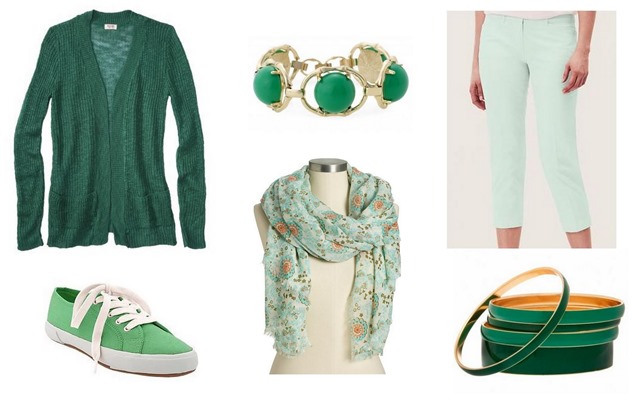 stylish green fashion finds