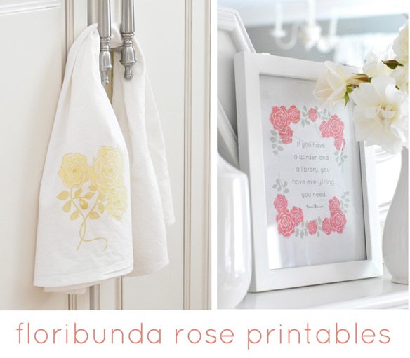 floribunda rose printables