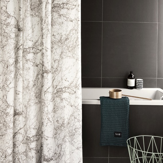 marble shower curtain