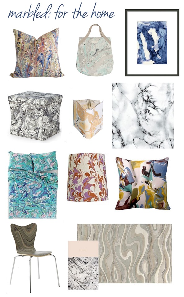 marbled home accents