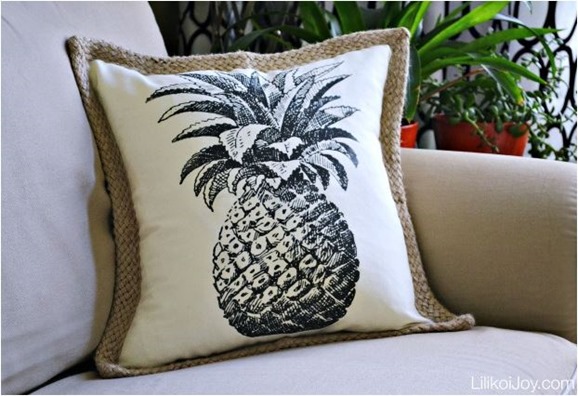 pineapple pillow diy