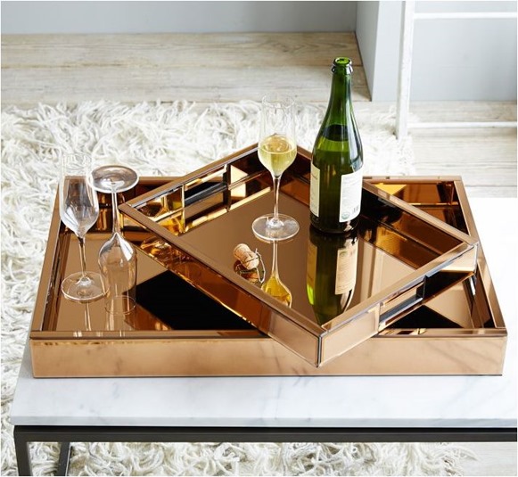 copper tray west elm