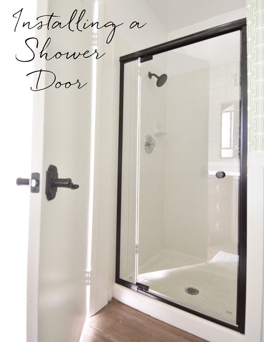 installing a shower door