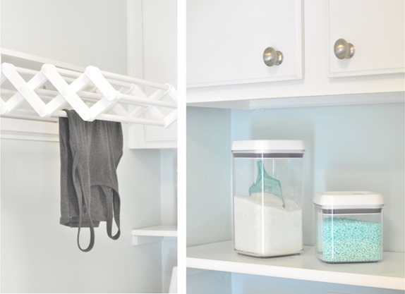 drying rack and storage containers