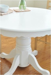 painted kitchen table