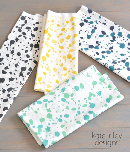 splatter pattern fabric kate riley
