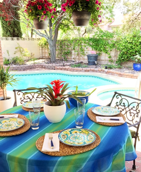 moms summer outdoor table