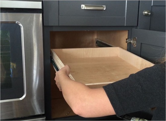 pull out drawer diy