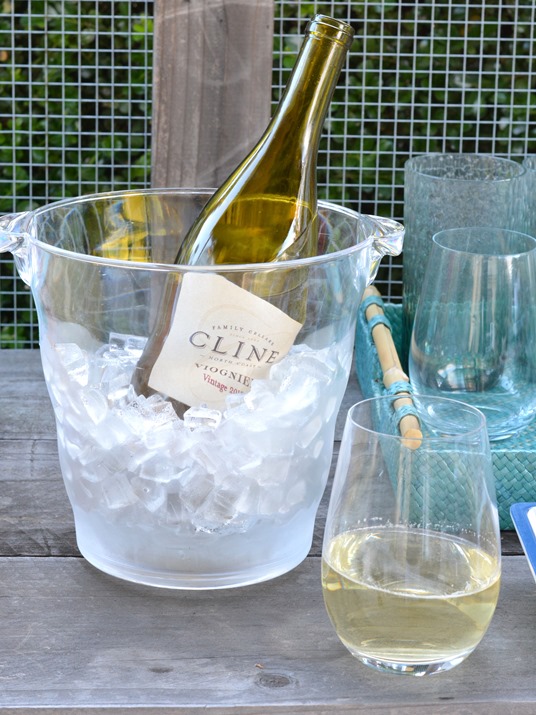 white wine ice bucket