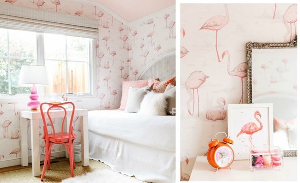 flamingo wallpaper and art