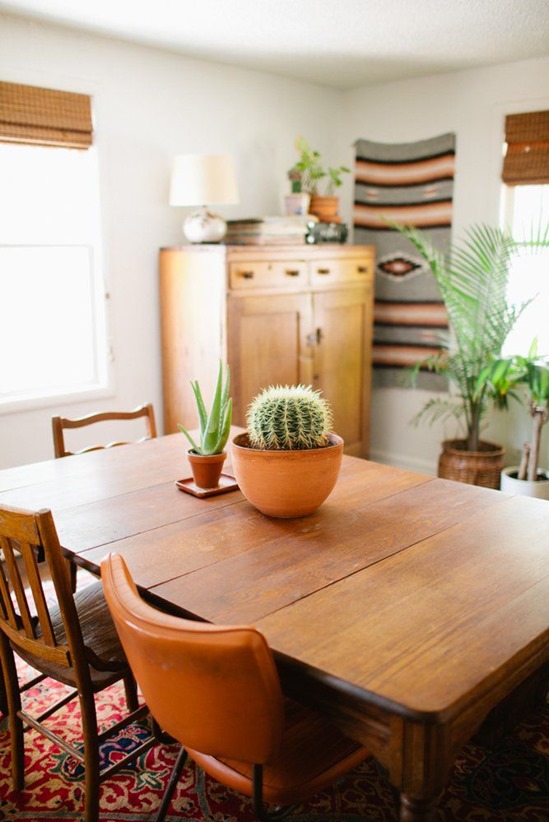 southwest style dining room