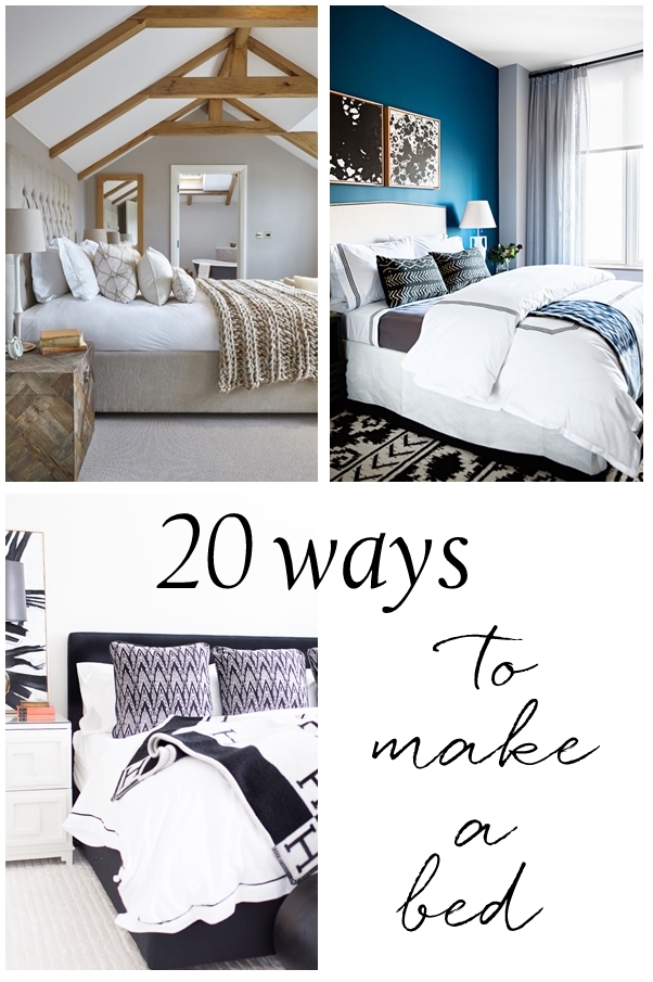 20 ways to make a bed