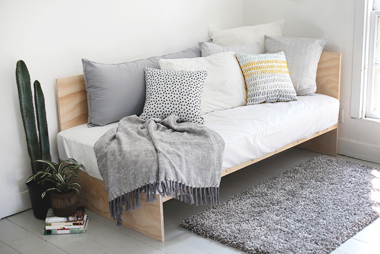plywood daybed diy