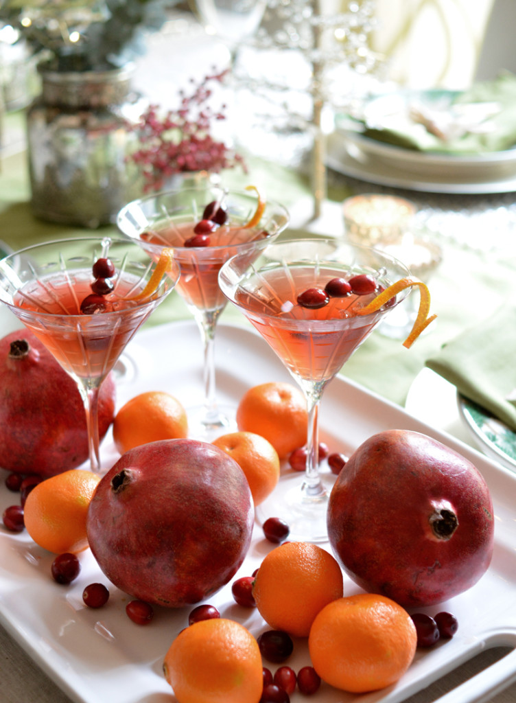 cranberry pomegranate martini