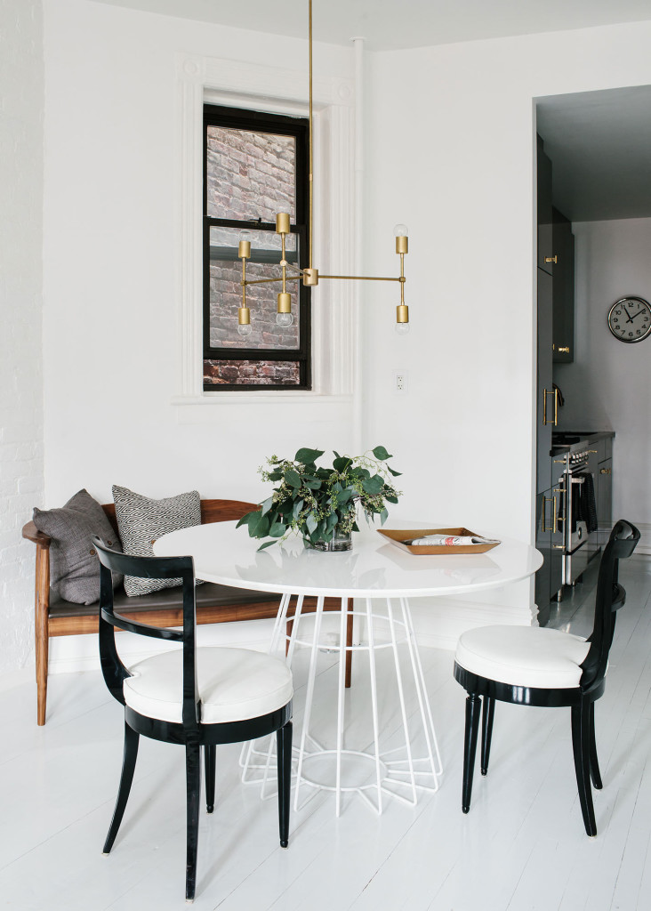 masculine casual dining space