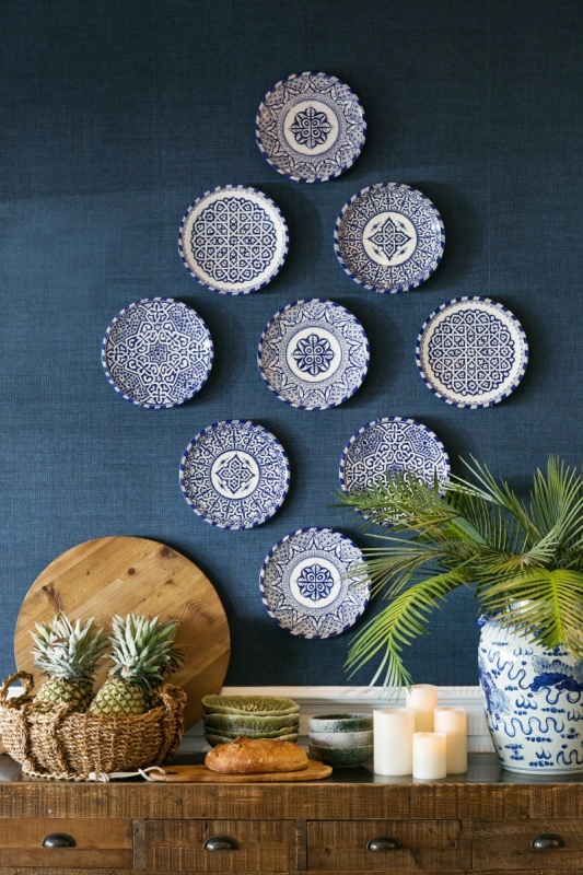 blue white plate gallery