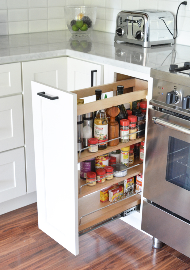 pull out spice drawer