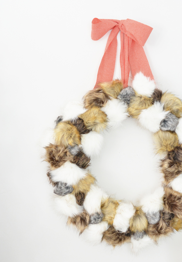 fur-pom-pom-wreath-and-ribbon