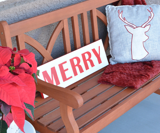 merry-sign-on-wood-bench