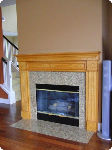 Oak Mantel Makeover Centsational Style, Painting Fireplace Surround White