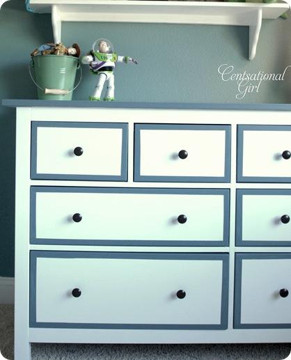 The Boy S Dresser Centsational Style, Navy Blue And Grey Dresser Ikea Hemnes