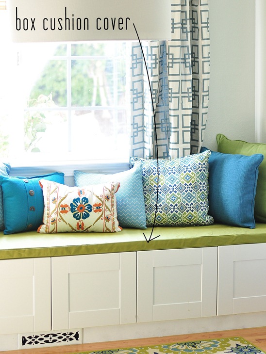 Simple Sew Box Cushion Cover Centsational Style - How To Make A Bench Seat Cushion With Zipper