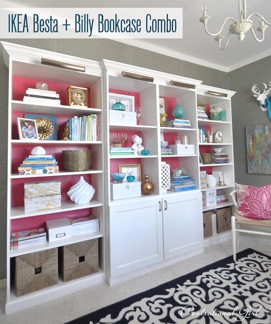 Besta Billy Brass Bookcases, Can You Add Drawers To Billy Bookcase