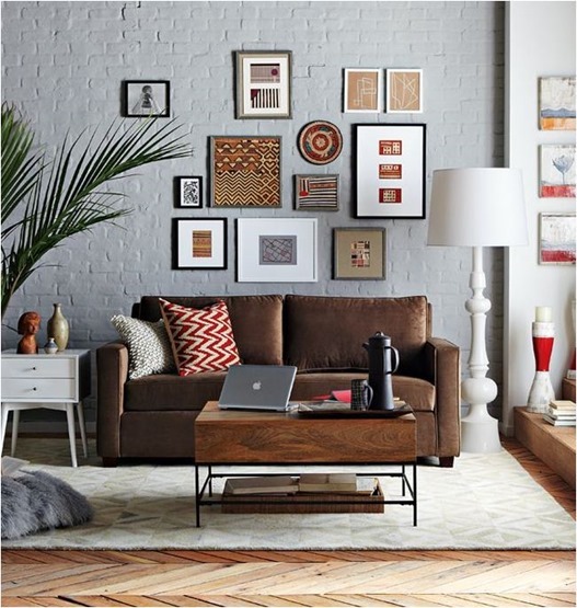 Decorating Around A Leather Sofa, How To Decorate A Brown Leather Sofa