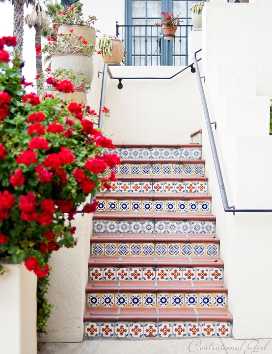 Inspired by Tiled Staircases | Centsational Girl