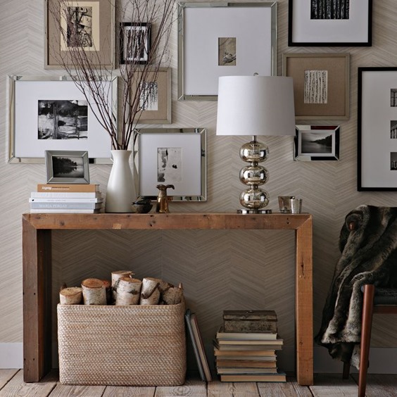 Styling A Console Table, Narrow Console Table Lamps