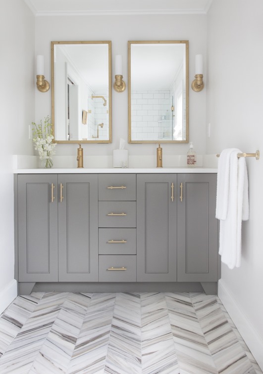 Five Ways To Update A Bathroom Centsational Style - How To Modernize Bathroom Vanity