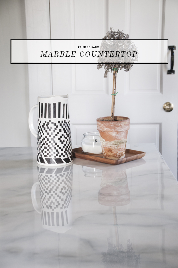 faux painted marble countertops