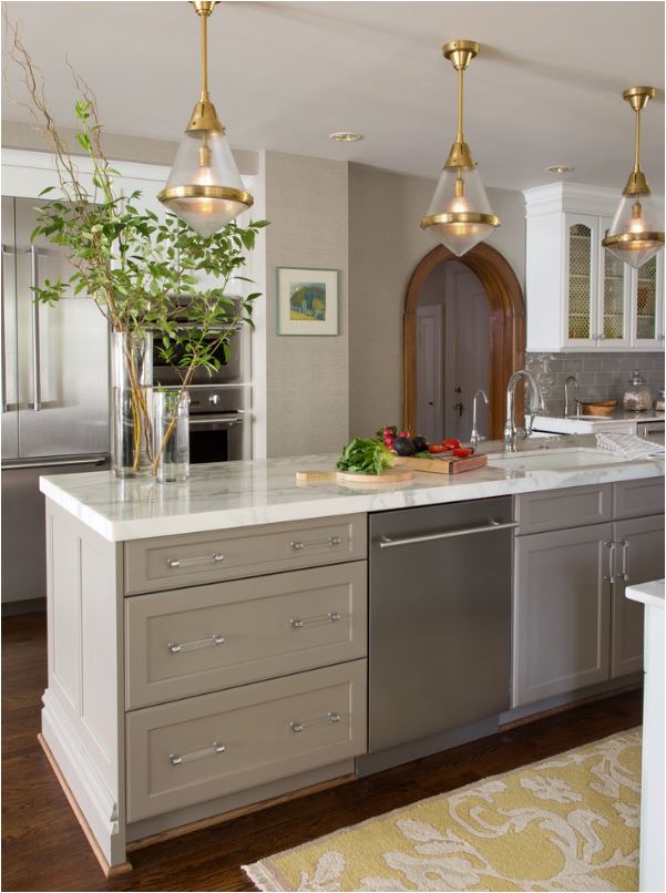 Taupe Kitchen Cabinets Centsational Style, What Colour Paint Goes With Taupe Kitchen Cabinets