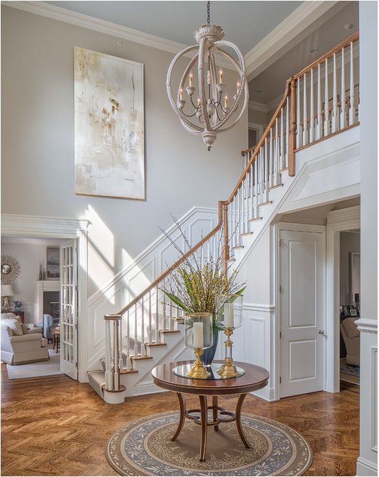 Foyer Chandeliers For Two Story Homes, Replace Foyer Light Fixture